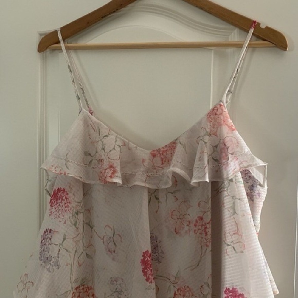 A New Day Woman's Dress Sz Xl PinkFloral Cottage Core Barbie Core Coasal - Picture 11 of 12